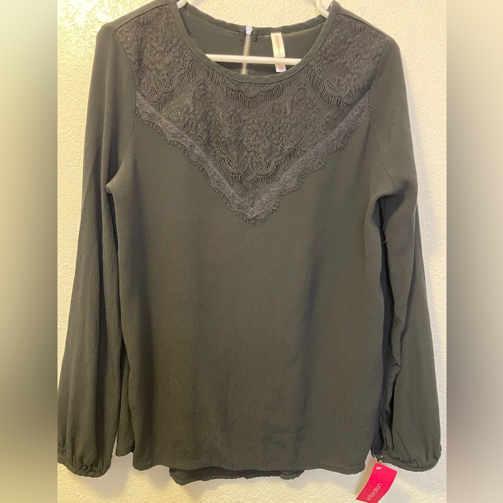 Xhilaration Back Lace Top Sz M New W/Tags